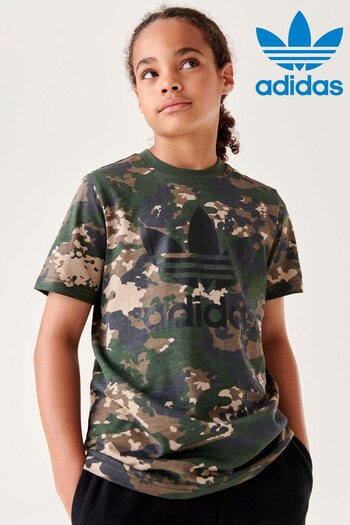 adidas spandex Originals Camo T-Shirt (500542) | £20