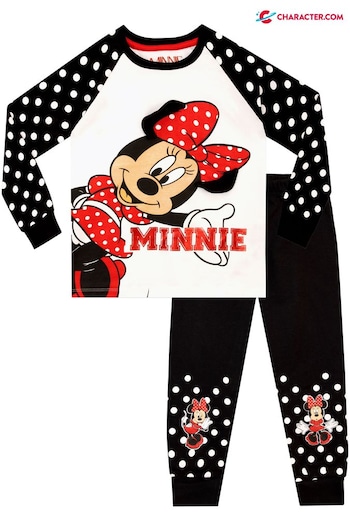 Character Black Minnie Mouse Kids Disney Pyjamas (500619) | £14