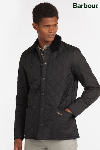 Barbour® Black Heritage Liddesdale Slim Fit Quilted Jacket (500661) | £129
