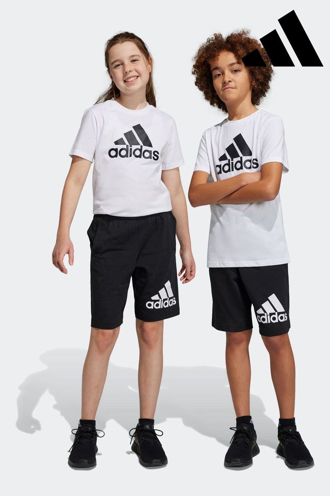 Girls black adidas shorts 2025
