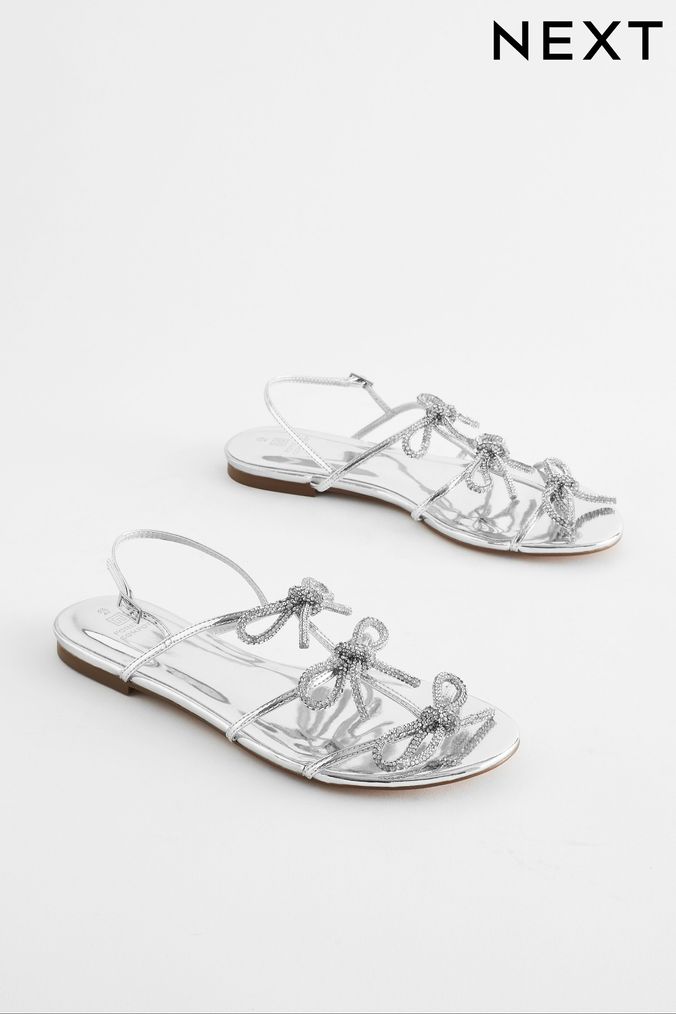 Next silver hotsell sandals sale