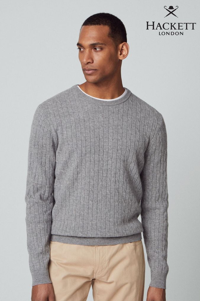 Mens chunky cheap wool jumpers