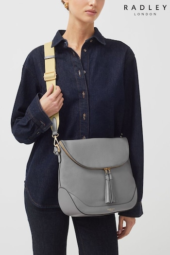 Radley London Medium Grey Milligan Street Zip Around Shoulder Bag (501419) | £259