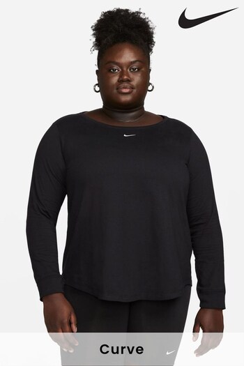 Nike skate Black Curve Long Sleeve T-Shirt (501502) | £38