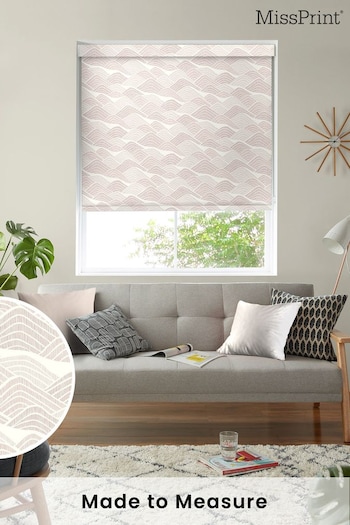 MissPrint Dusty Pink Frontier Made to Measure Roller Blinds (501543) | £58