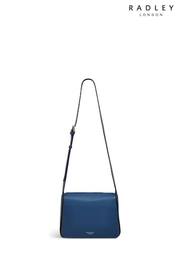 Radley London Medium Blue Westwell Lane Flapover Cross-Body Bag (501593) | £259