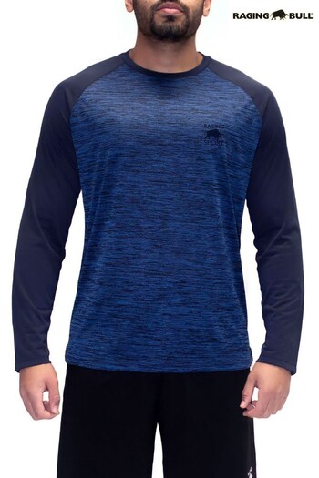 Raging Bull Blue Performance Long Sleeve T-Shirt (501790) | £32