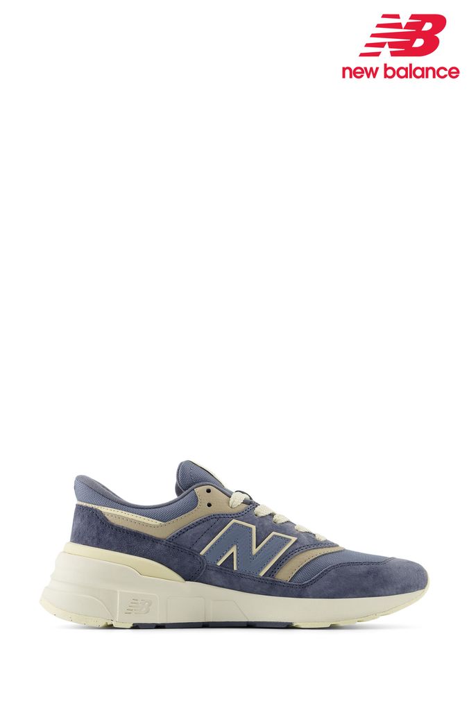 New balance white & navy 68 trainers store