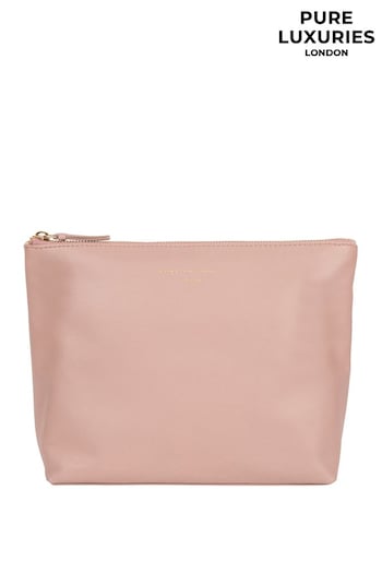 Pure Luxuries London Ealing Leather Cosmetic Pouch (502757) | £35