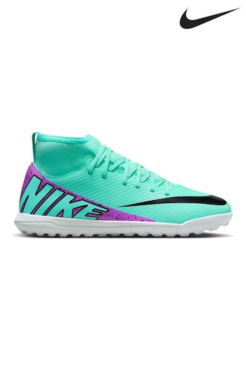 Nike Green Jr. Mercurial Superfly 9 Club Turf Football Boots received (502963) | £50