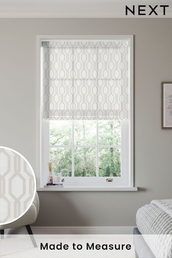 Ice White Calming Made to Measure Roller Blind (503075) | £63