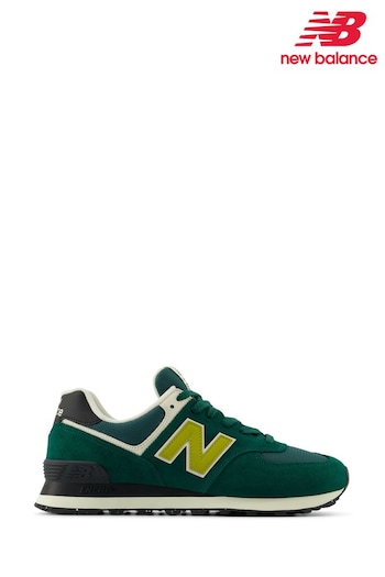 New Balance Green 574 Trainers (503100) | £95