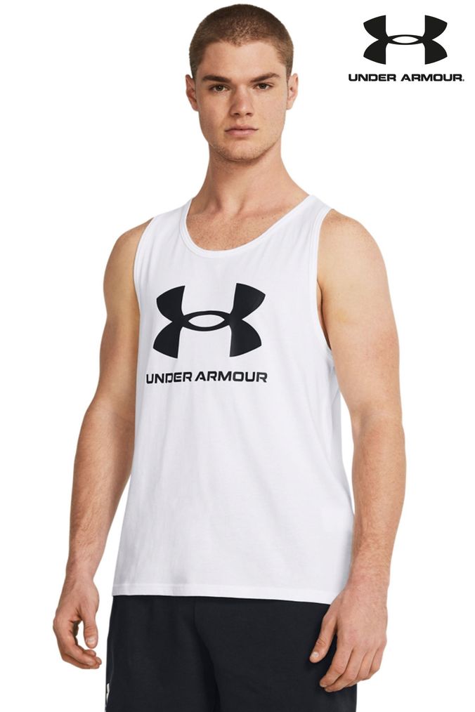 Under armour white sales vest