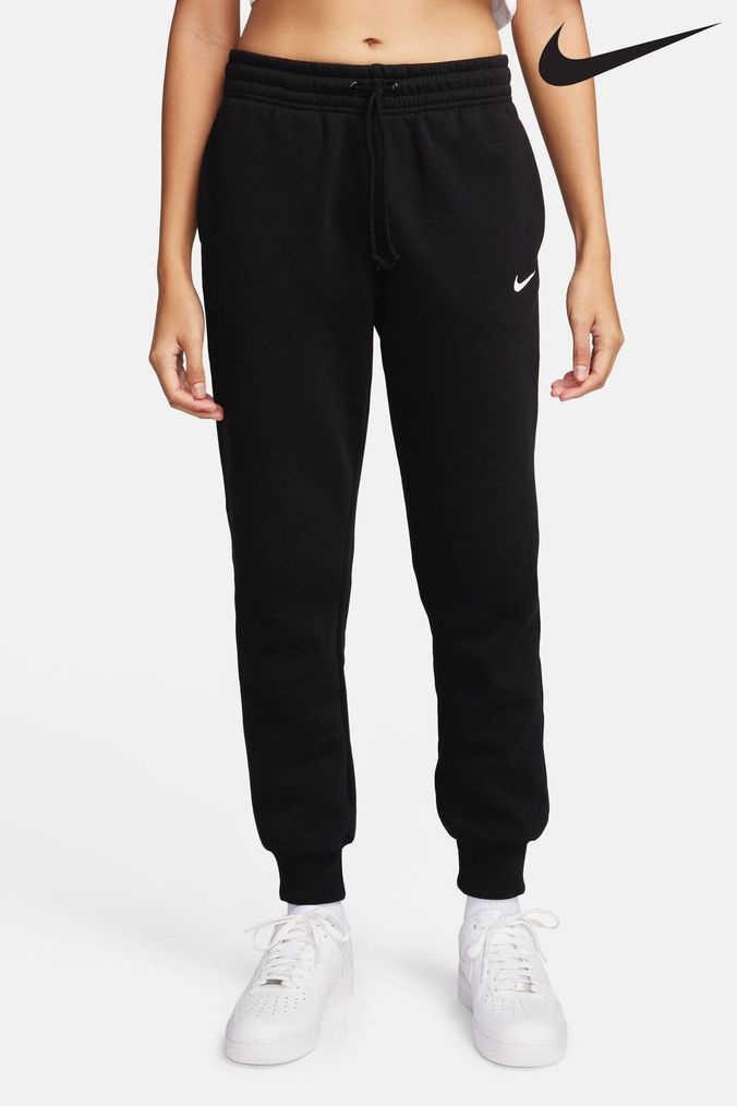 Ladies black shop nike joggers