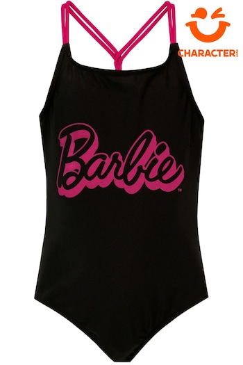Character Black Kids Barbie Swimsuit (503656) | £17