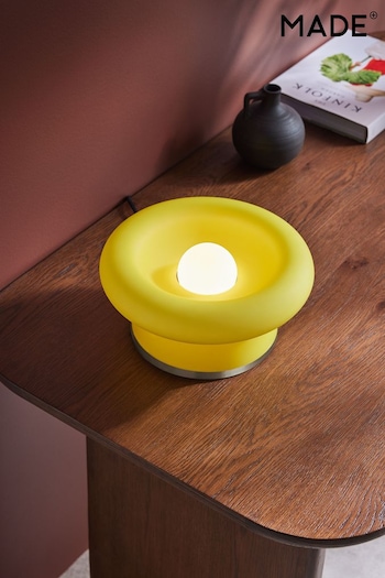 MADE.COM Yellow Uriel Table Lamp (503662) | £89