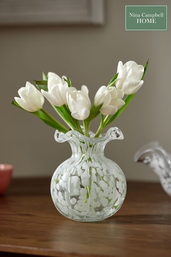 Nina Campbell Clear Confetti Vase (503692) | £25
