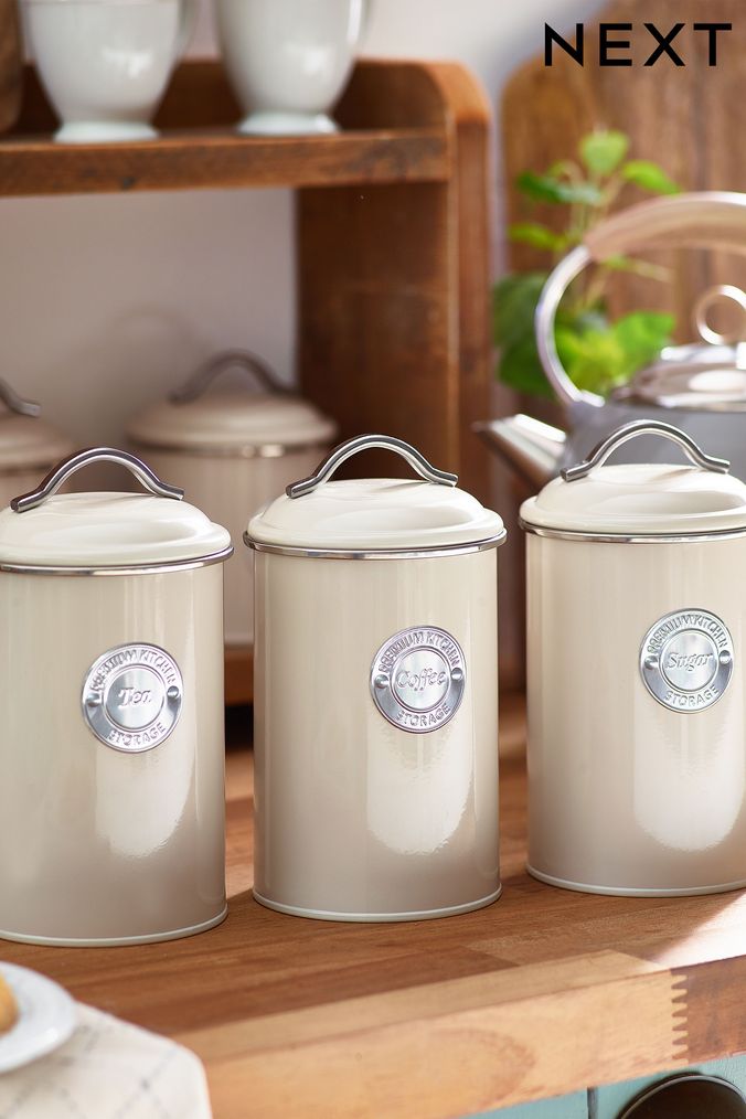 Funky tea clearance coffee sugar canisters