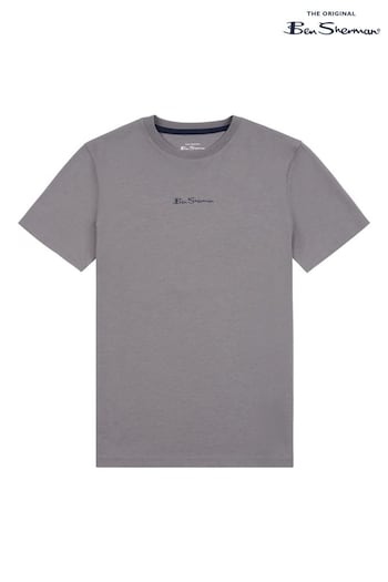 Ben Sherman Grey Centre Script T-Shirt (504049) | £13 - £16