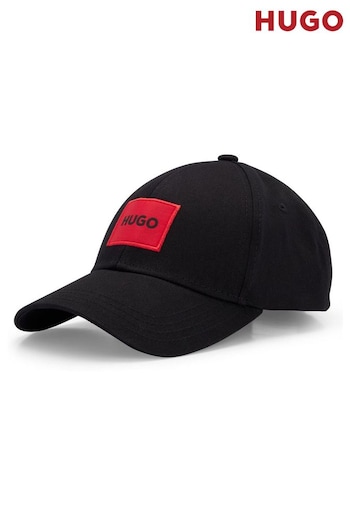 HUGO Black Logo Cap (504213) | £35