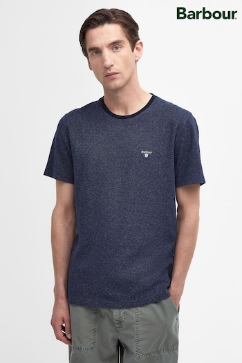 Barbour® Navy Sedhill Pique T-Shirt (504304) | £45