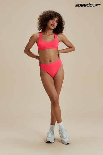 Speedo FLU3NTE Pink High Waist Bikini Bottom (504647) | £22