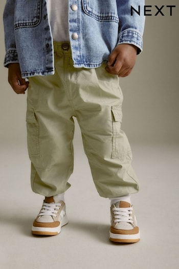 Sage Green Toggle Cargo Trousers Forte (3mths-7yrs) (504687) | £10 - £12
