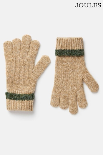 Joules Oatmeal Knitted Glove (504704) | £12.95