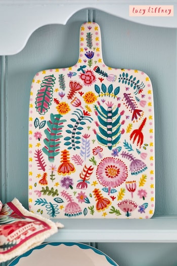 Lucy Tiffney Multi Floral Ceramic Platter (505225) | £20