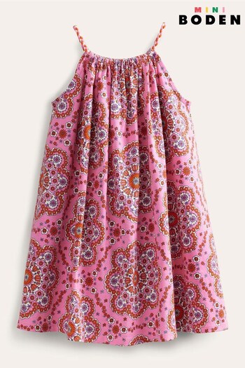 Boden Pink Plaited Strap Dress (505655) | £27 - £31