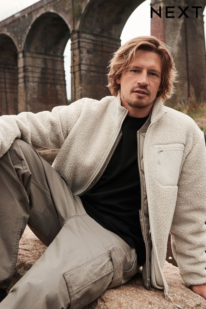 Borg sales jumper mens