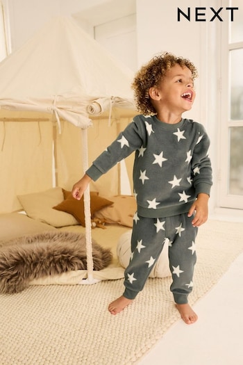 Grey Star Soft Touch Fleece with Elastane Pyjamas (9mths-8yrs) (505794) | £14 - £17