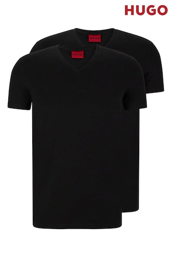 HUGO V-Neck T-Shirt 2 Pack (506528) | £45