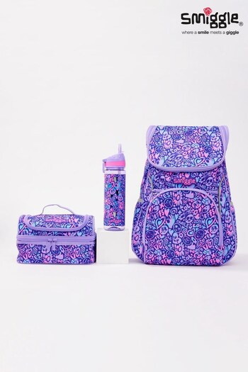 Smiggle Purple Vivid 3 Piece School Bundle (506574) | £59