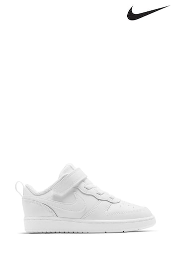 Nike stockx White Court Borough Low Infant Trainers (507262) | £30