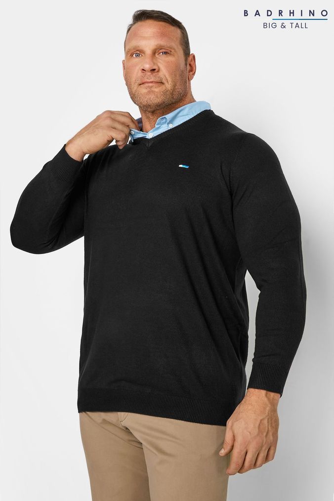 Mens jumpers with shirt insert online