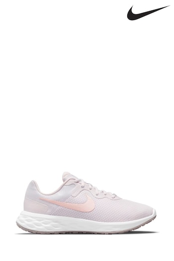 Nike avril Pink Revolution 6 Running Trainers (507574) | £55