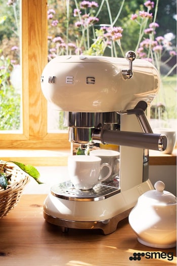 Smeg Cream Cream Espresso Coffee Machine (507931) | £330