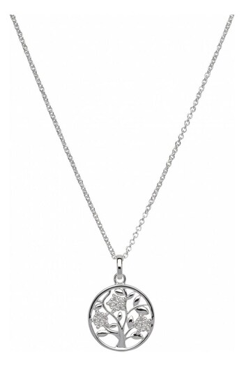 Unique & Co Ladies Collection Silver Tone Necklace (508207) | £59