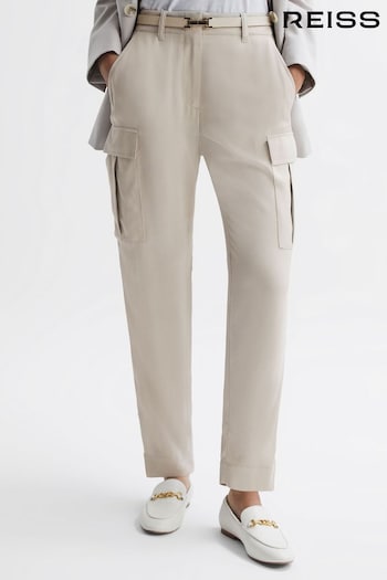 Reiss Stone Becca Tapered Combat Trousers (508445) | £168