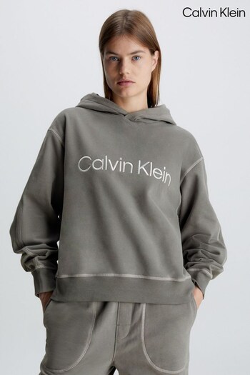 Calvin Klein Grey Future Shift Loungewear Hoodie (508473) | £70