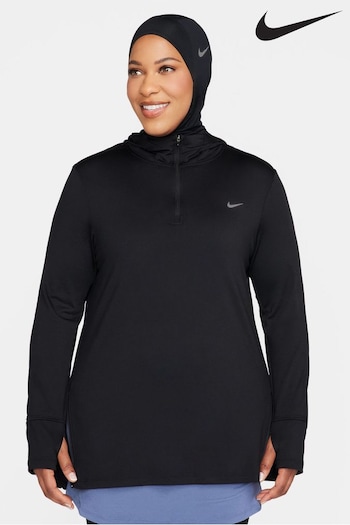 Nike Black Dri-FIT Swift Element UV Hooded Running Jacket (508534) | £65