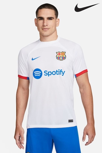 Nike Magista White/Blue FC Barcelona 2023/24 Stadium Away Shirt (508781) | £80