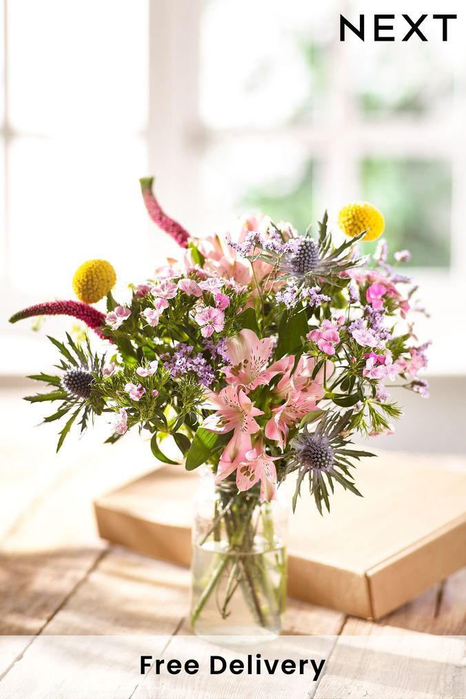 Pastel Bouquet of the Month Letterbox Fresh Flower Bouquet (509094) | £22