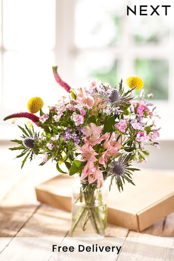 Pastel Pastel Posy Letterbox Fresh Flower Bouquet (509094) | £22