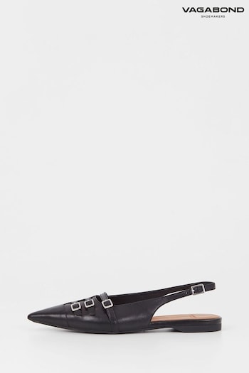 Vagabond Black Hermine Slingback Shoes kate (509126) | £110