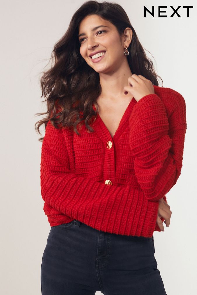 Red cardigans uk online