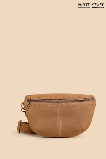 White Stuff Brown Sebby Mini Leather Sling Bag (509643) | £49