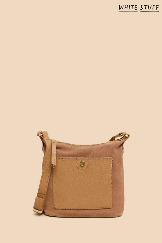 White stuff clearance tan leather bag