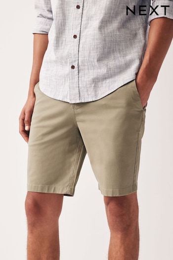 Stone Skinny Fit Stretch Chinos buttercup Shorts (510063) | £19
